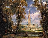Salisbury Cathedral from the Bishops' Grounds by John Constable